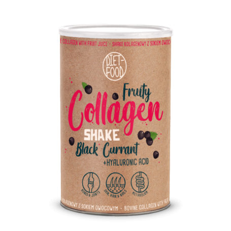 Fruity Colagen Shake Coacaze negre, 300g - Diet-Food