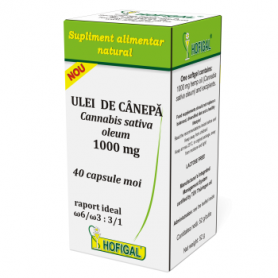 Ulei Canepa 1000mg 40cps - Hofigal