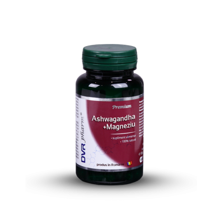 Ashwagandha si Magneziul, 60cps - Dvr Pharm