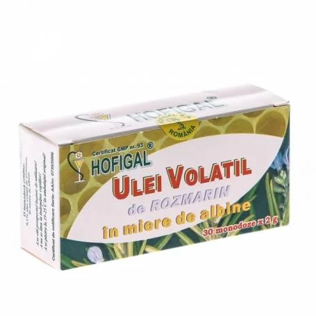 Ulei Volatil Rozmarin in Miere 30monodoze -  Hofigal