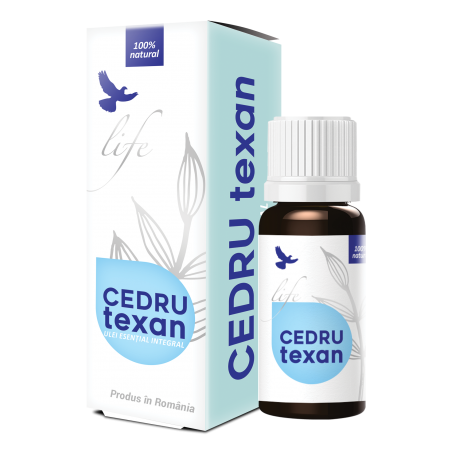 Ulei esential de CEDRU TEXAN, 10ml - Life Bio