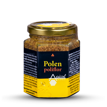 Polen Poliflor uscat, 120g - Apicol Science