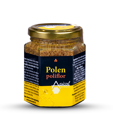 Polen poliflor uscat, 120g - apicol science