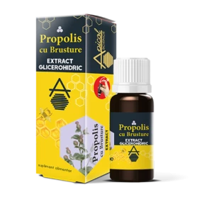 Propolis cu Brusture extract glicerohidric, 30ml - Apicol Science