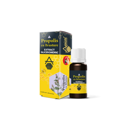 Propolis cu Brusture extract glicerohidric, 30ml - Apicol Science