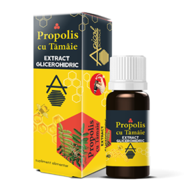 Propolis cu tamaie extract glicerohidric, 30ml - apicol science