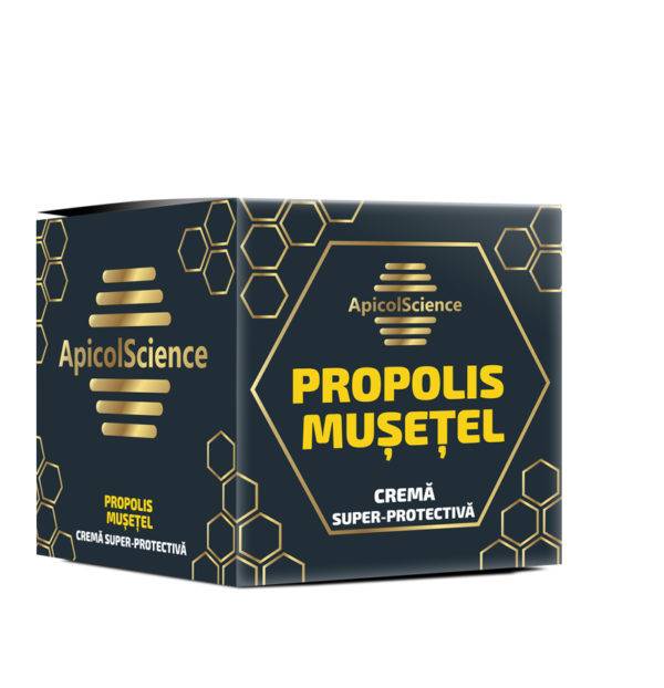 Crema Super-protectiva Cu Propolis Si Musetel , 75ml - Apicol Science