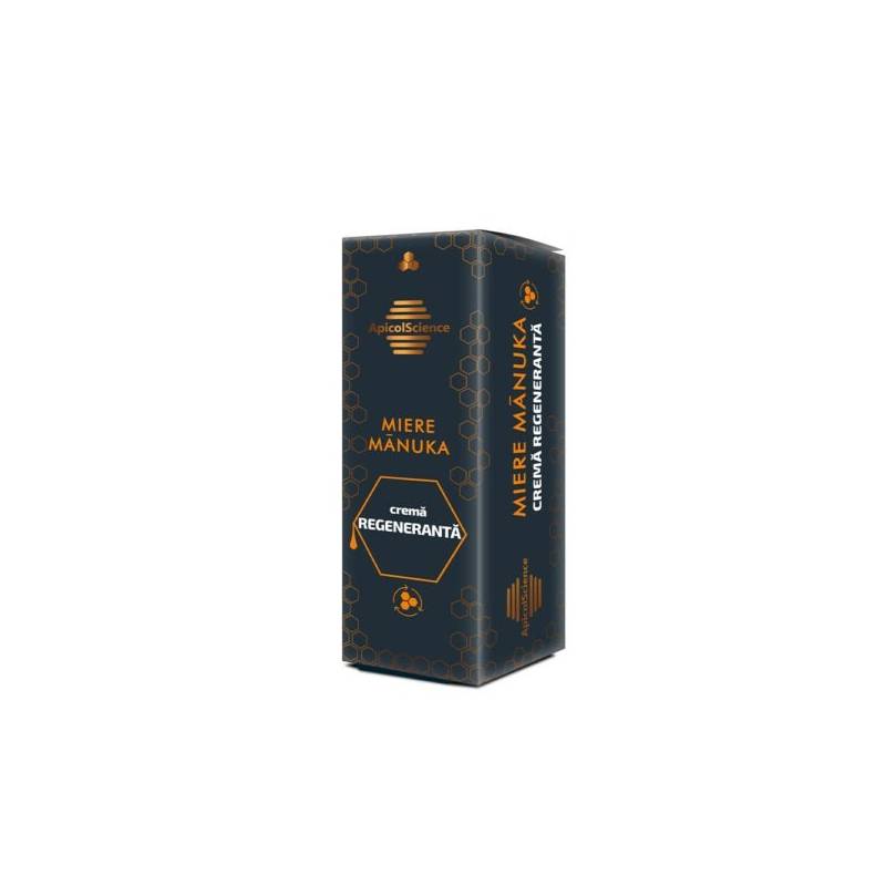 Crema regeneranta cu miere de manuka, 50ml - Apicol Science