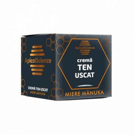 Crema pentru ten uscat cu miere de manuka, 50ml - Apicol Science