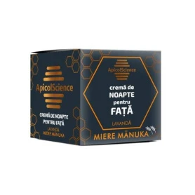 Crema de noapte cu miere de manuka si lavanda, 50ml - Apicol Science