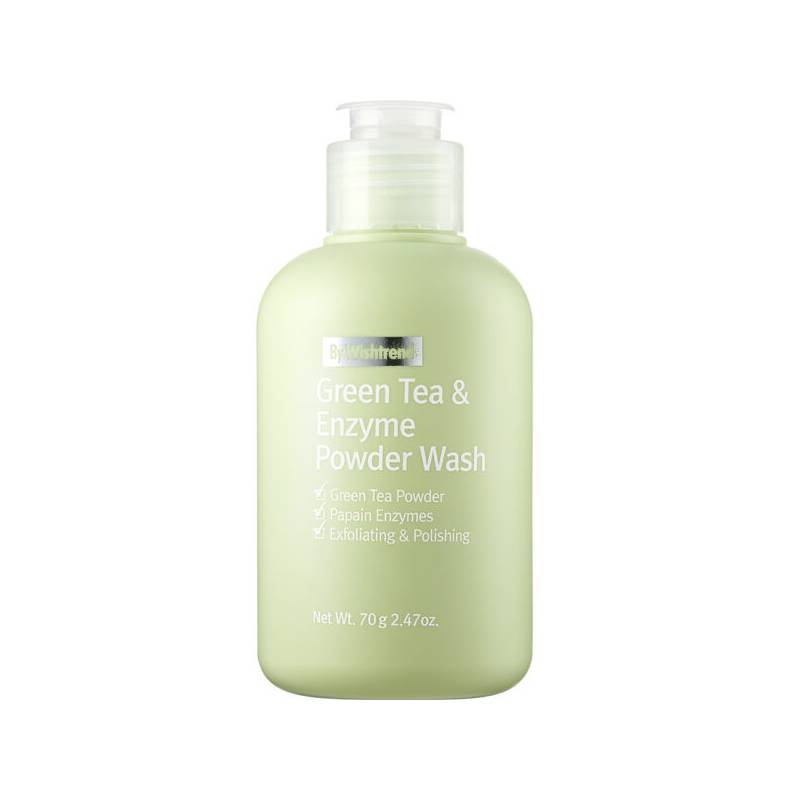 Pudra enzimatica de curatare cu ceai verde, 70g - by Wishtrend