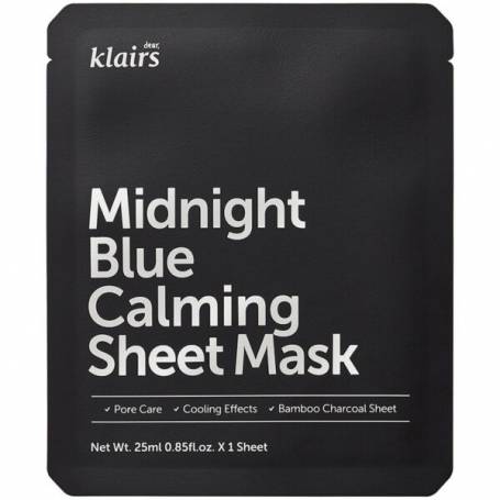 Midnight Blue Calming Sheet Mask, 23g - Klairs