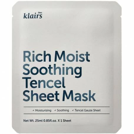 Masca sheet hidratanta si calmanta ten sensibil, 23g - Klairs
