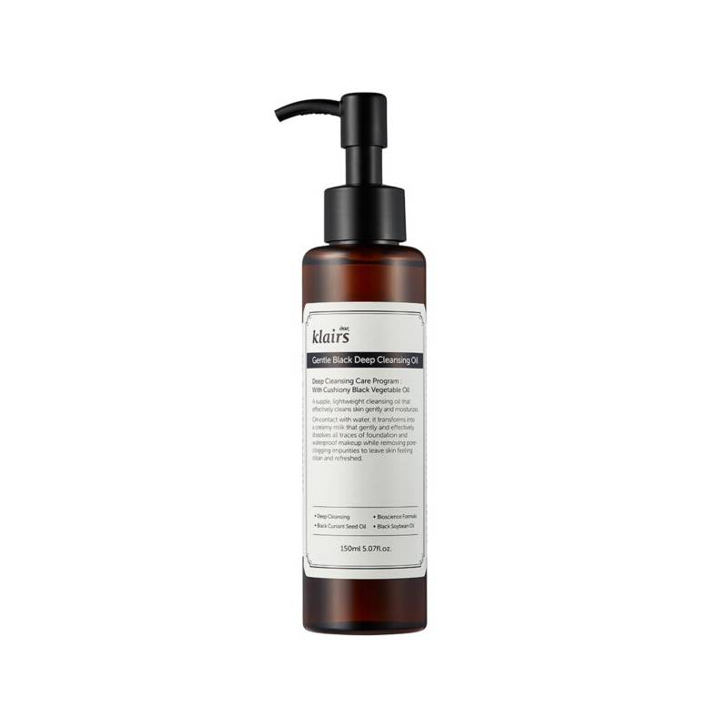 Ulei negru hipoalergenic pentru curatarea tenului, 150ml - Klairs