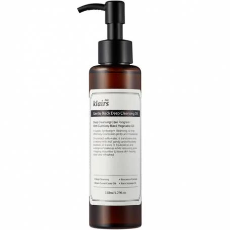 Ulei negru hipoalergenic pentru curatarea tenului , 150ml - Klairs