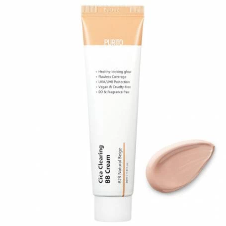 Cream Natural Beige Cica Clearing BB 23, 30ml - Purito