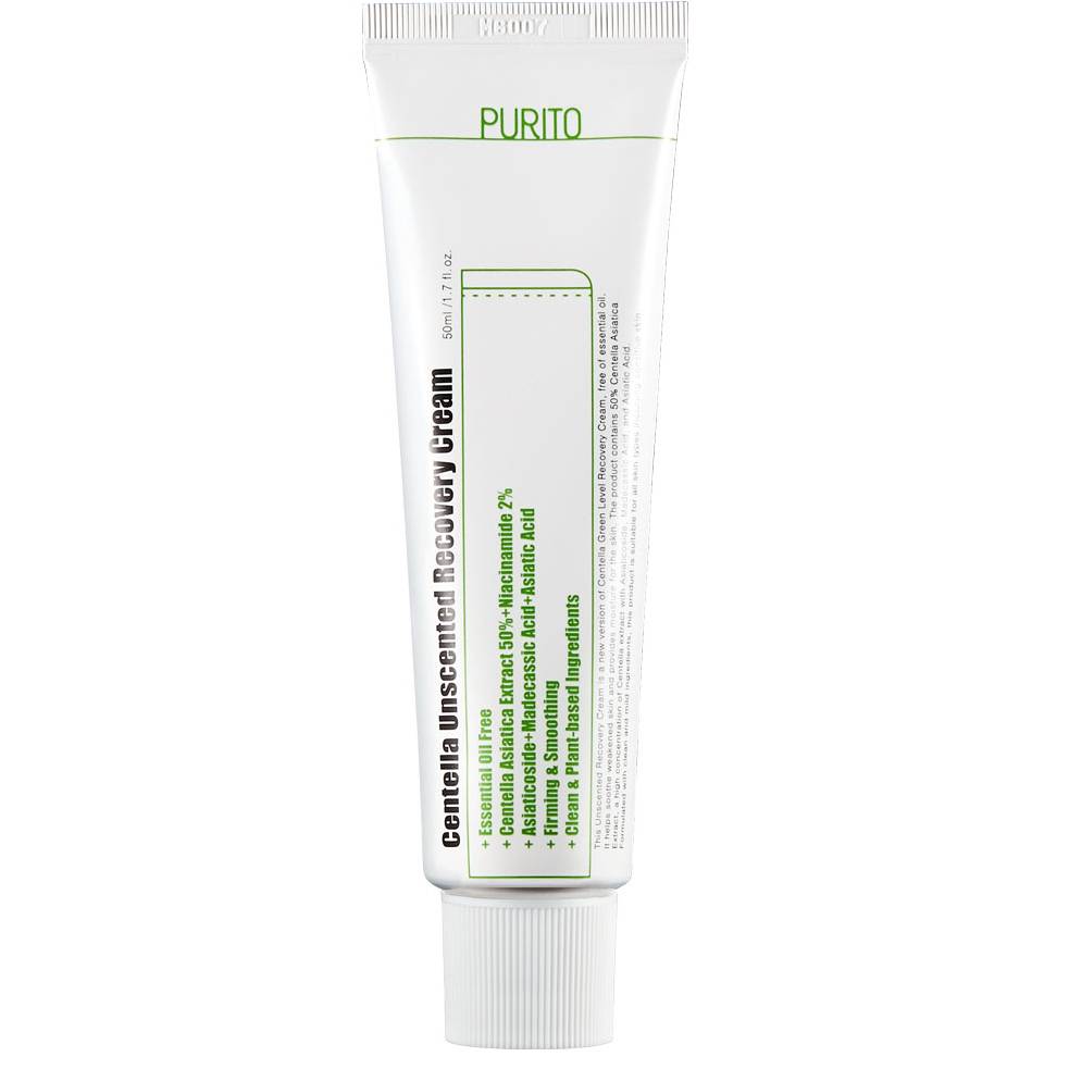 Centella unscented recovery cream, 50ml - purito