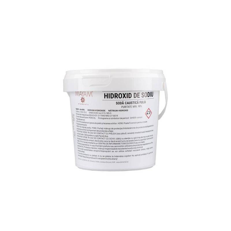 Hidroxid de sodiu NaOH, 800g - Mayam