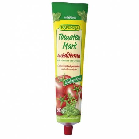 Pasta de tomate Mediteraneana, in tub, eco-bio, 200g - Rapunzel