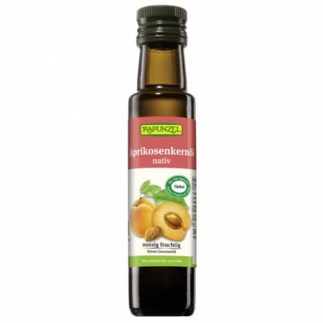 Ulei din samburi de caise virginm, eco-bio, 100ml - Rapunzel