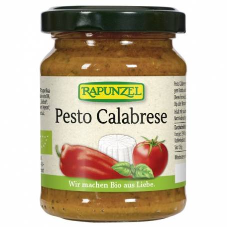 Pesto Calabrese, eco-bio, 130ml - Rapunzel