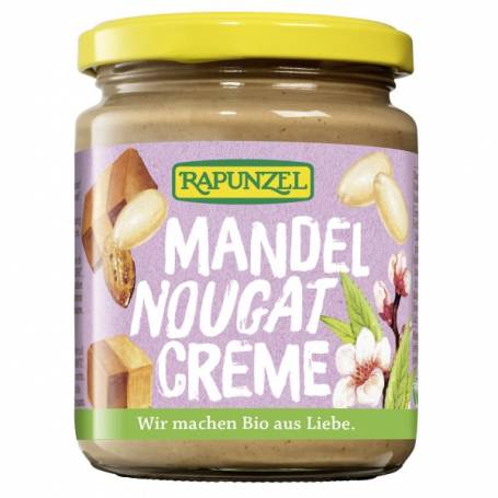 Crema cu migdale si nougat, eco-bio, 250g - Rapunzel