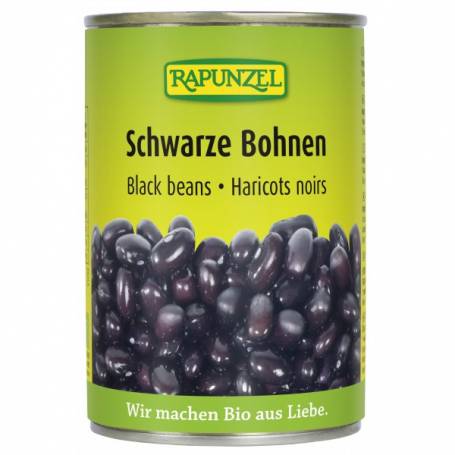 Fasole neagra in doza, eco-bio, 400g - Rapunzel