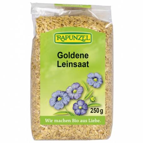 Seminte ecologice de in auriu, eco-bio, 250g - Rapunzel