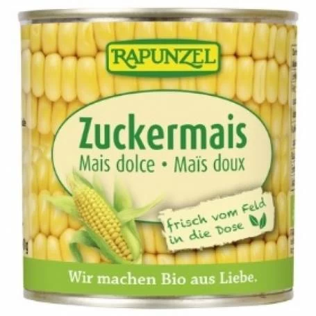 Porumb dulce in doza, eco-bio, 160g - Rapunzel