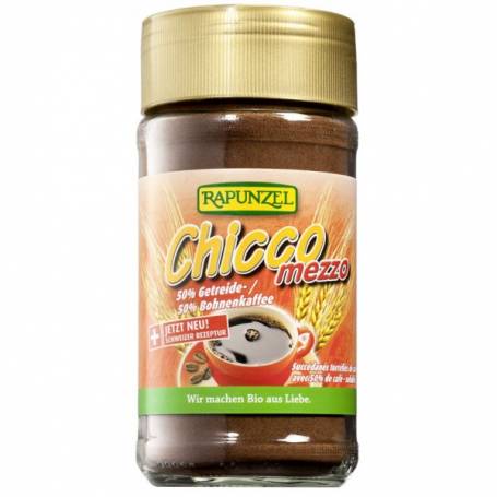 Chicco Mezzo Instant 50% cerale 50% cafea, eco-bio, 100g - Rapunzel