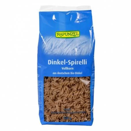 Spirelli spelta integrale, eco-bio, 500g - Rapunzel
