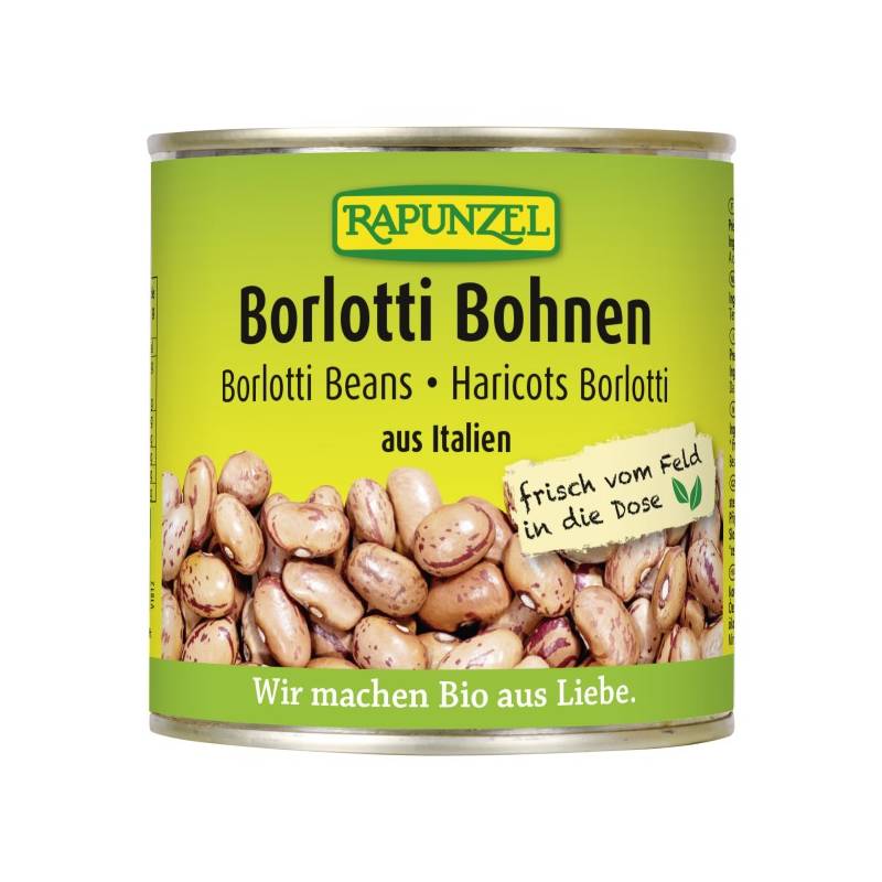 Fasole Borlotti in doza, eco-bio, 400g - Rapunzel