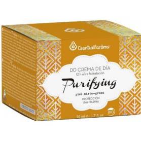 CREMA HIDRATANTA DE ZI PENTRU PIELE GRASA, PURIFYING, ECO-BIO, 50ml - Esential'aroms
