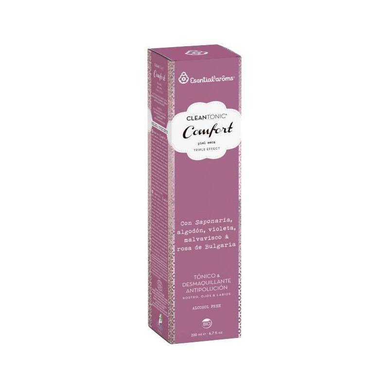 Toner si demachiant pentru fata, ochi si buze, CleanTonic Comfort,