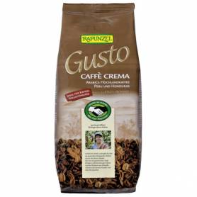 Cafea Gusto Crema boabe, eco-bio, 1kg - Rapunzel