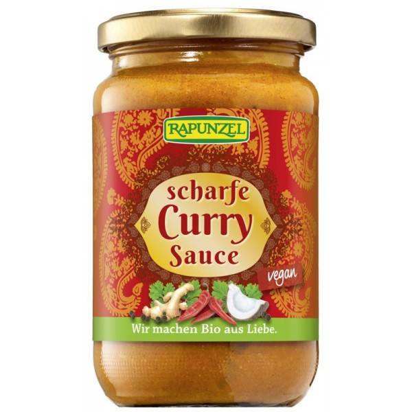 Sos curry iute vegan, eco-bio, 340g - rapunzel
