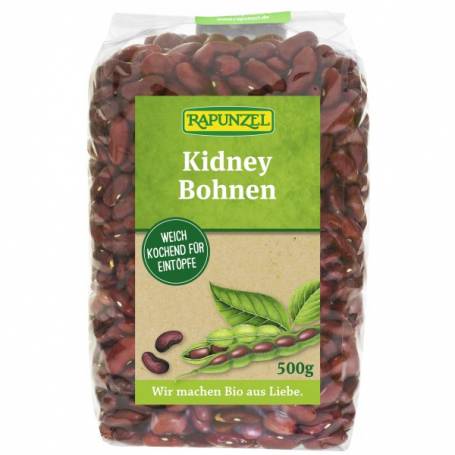 Boabe rosii Kidney, eco-bio, 500g - Rapunzel