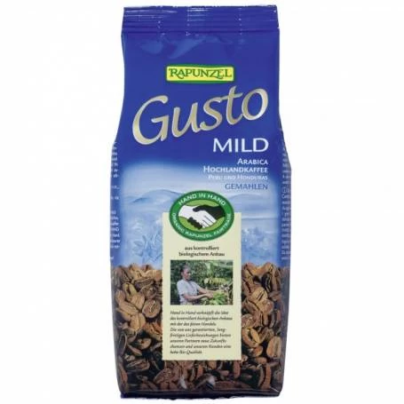 Cafea Gusto Arabica delicata macinata, eco-bio, 250g - Rapunzel
