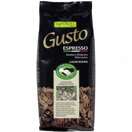 Cafea Gusto Espresso boabe, eco-bio, 250 - Rapunzel