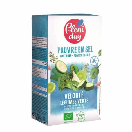 Supa crema din legume verzi fara sare, 1L - Pleniday