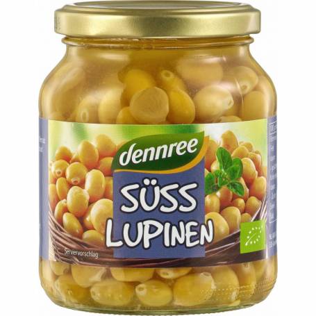 Boabe de lupin, eco-bio, 340g - Dennree