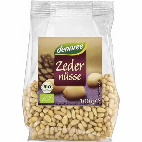 Seminte de cedru, eco-bio, 100g - Dennree