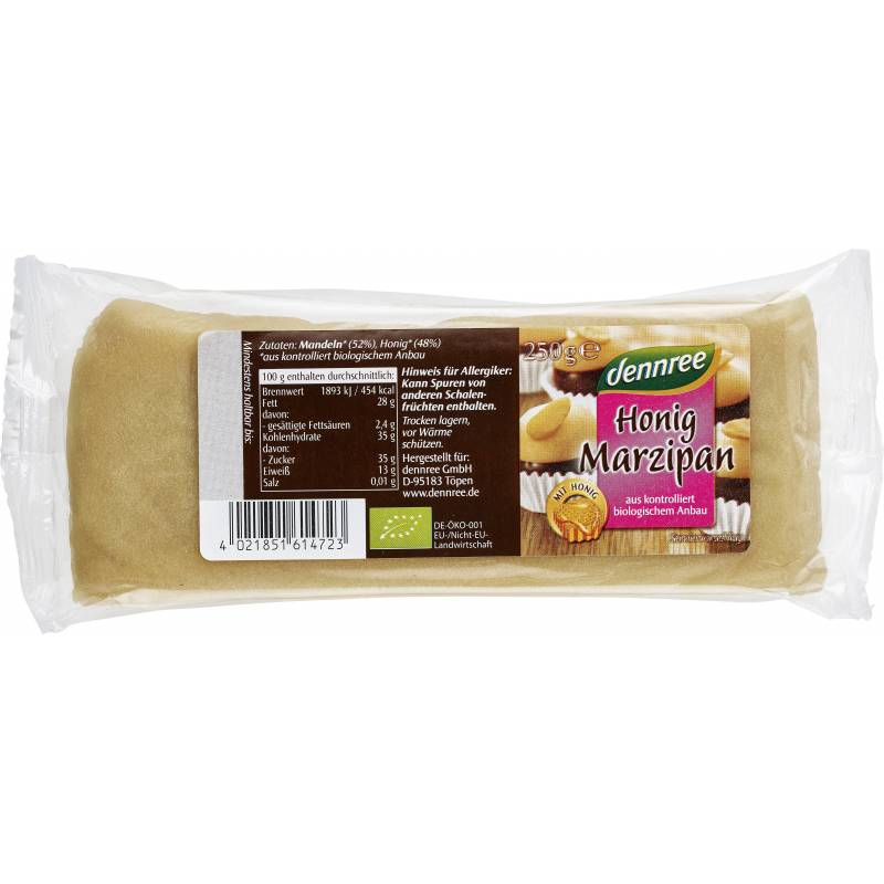 Martipan cu miere,eco-bio, 250g - Dennree
