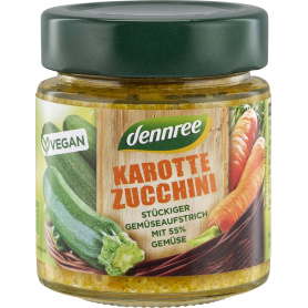 Pasta de legume cu morcovi si zucchini, eco-bio, 120g - Dennree