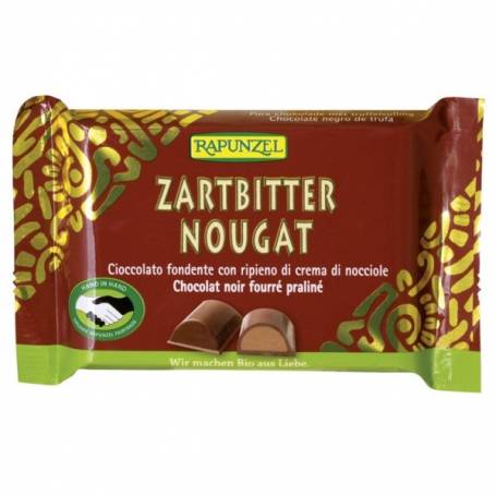 Ciocolata Nougat Amaruie, eco-bio, 100g - Rapunzel