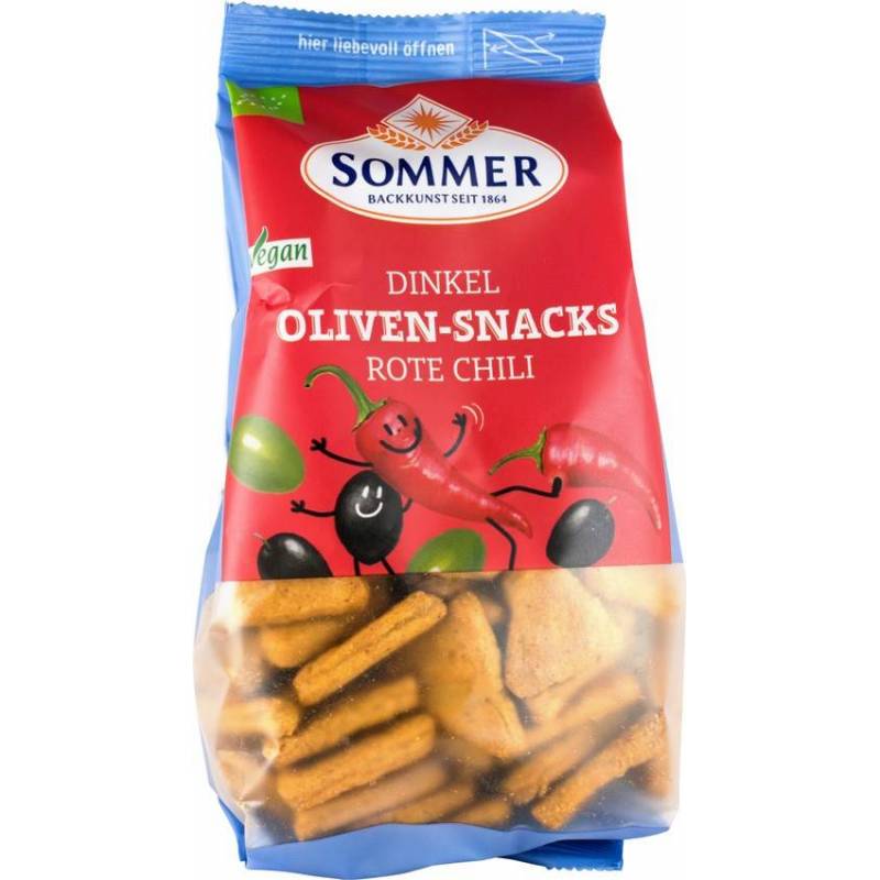 Biscuiti Cu Masline Si CHIli, Eco-bio, 150g - SOMMER
