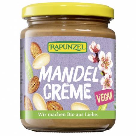 Crema de migdale Vegan, eco-bio, 250g - Rapunzel