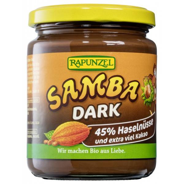 Crema Samba Dark, Eco-bio, 250g - Rapunzel