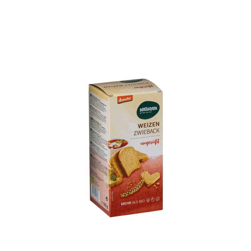 BRUSCHETE DIN GRAU FARA ZAHAR, 150g - NATURATA