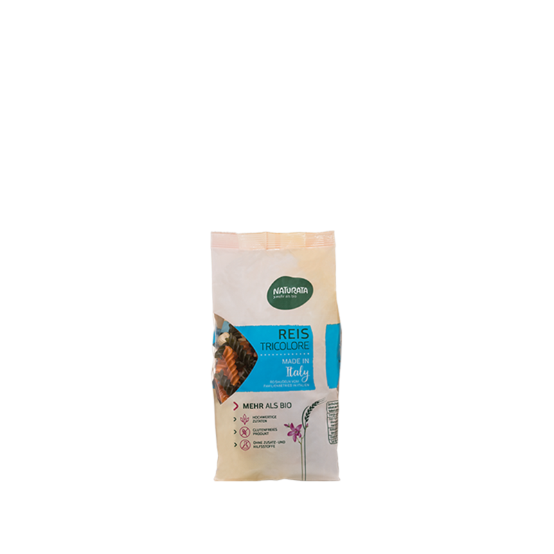 PASTE IN 3 CULORI DIN OREZ FARA GLUTEN, ECO-BIO, 250g - NATURATA